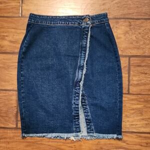 Great Smoky Los Angeles Womens medium Denim Pencil Skirt